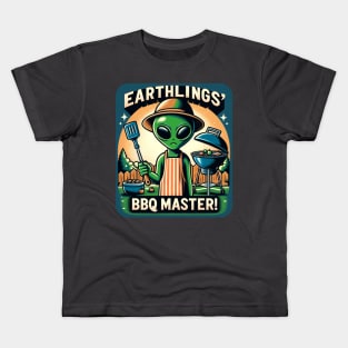 Earthlings Collection - Alien BBQ Master Kids T-Shirt